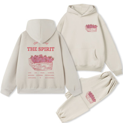 The Fruit Of The Spirit Christian Fleece Hoodie Set