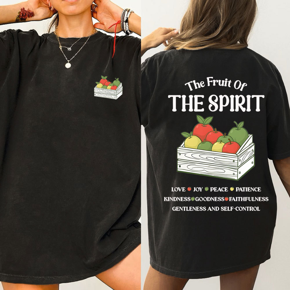 The Fruit Of The Spirit Christian Washed T-Shirt