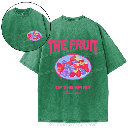 The Fruit Of The Spirit Christian Washed T-Shirt