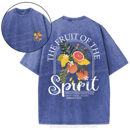 The Fruit Of The Spirit Christian Washed T-Shirt