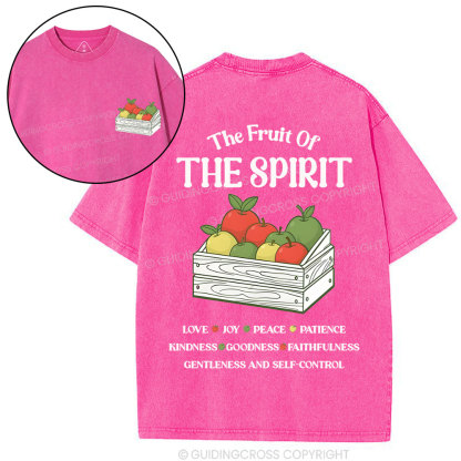 The Fruit Of The Spirit Christian Washed T-Shirt