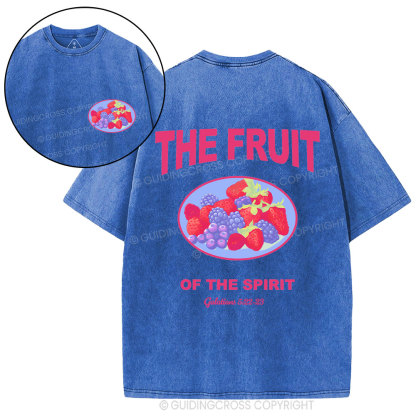 The Fruit Of The Spirit Christian Washed T-Shirt