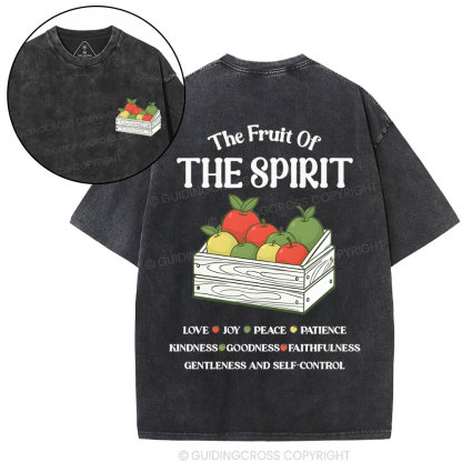 The Fruit Of The Spirit Christian Washed T-Shirt