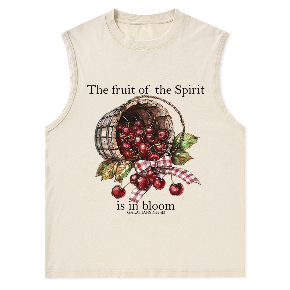 The Fruit Of The Spirit Christian Washed Tank Top