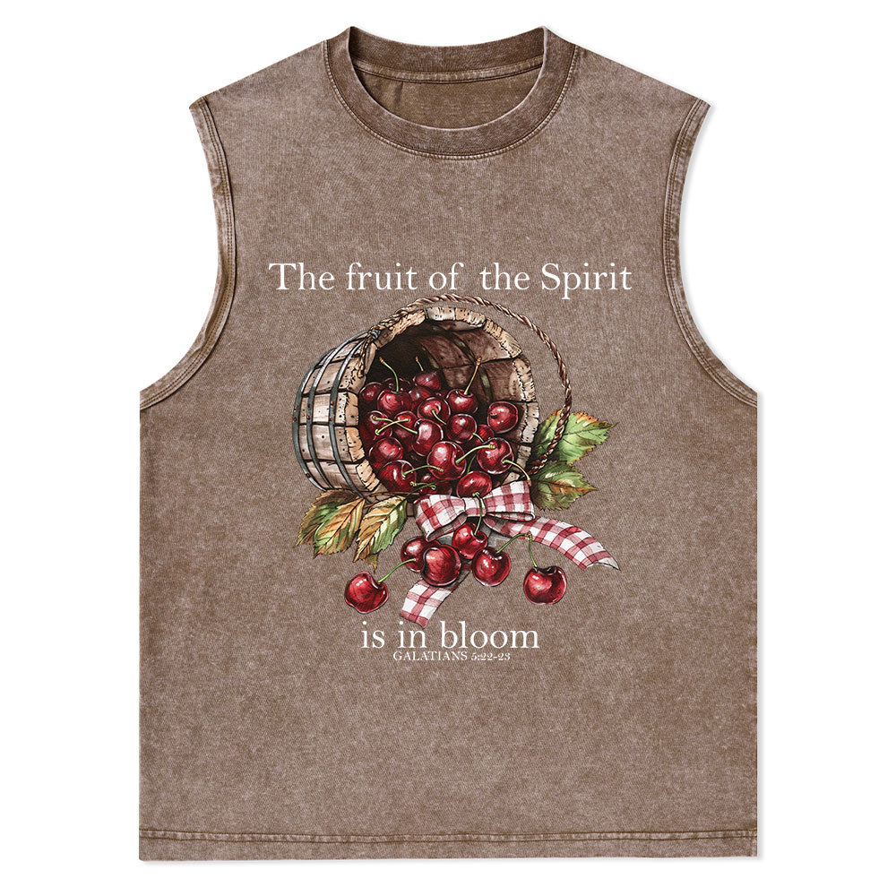 The Fruit Of The Spirit Christian Washed Tank Top