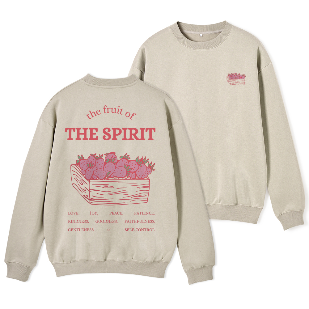 The Fruit Of The Spirit ChristianFleece Sweatshirt Sale - GuidingCross