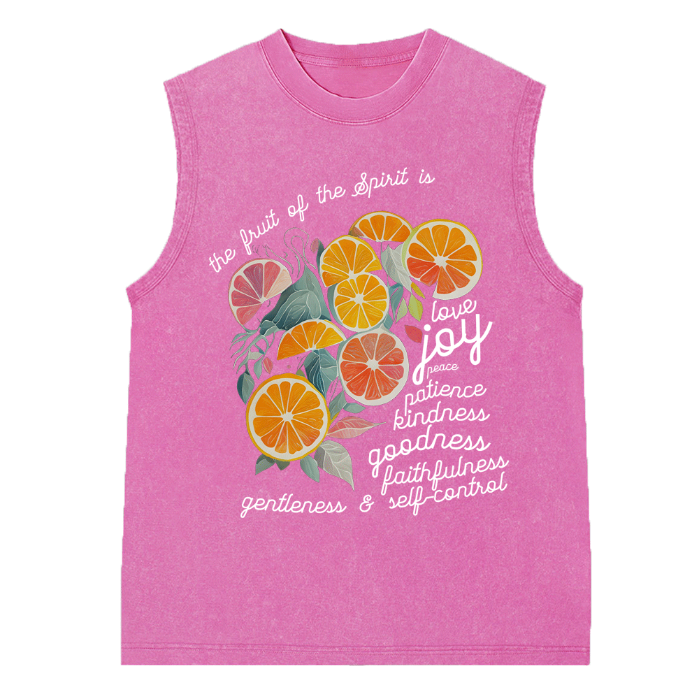 YHWH Floral Christian Washed Sleeveless Tee Sale-GuidingCross