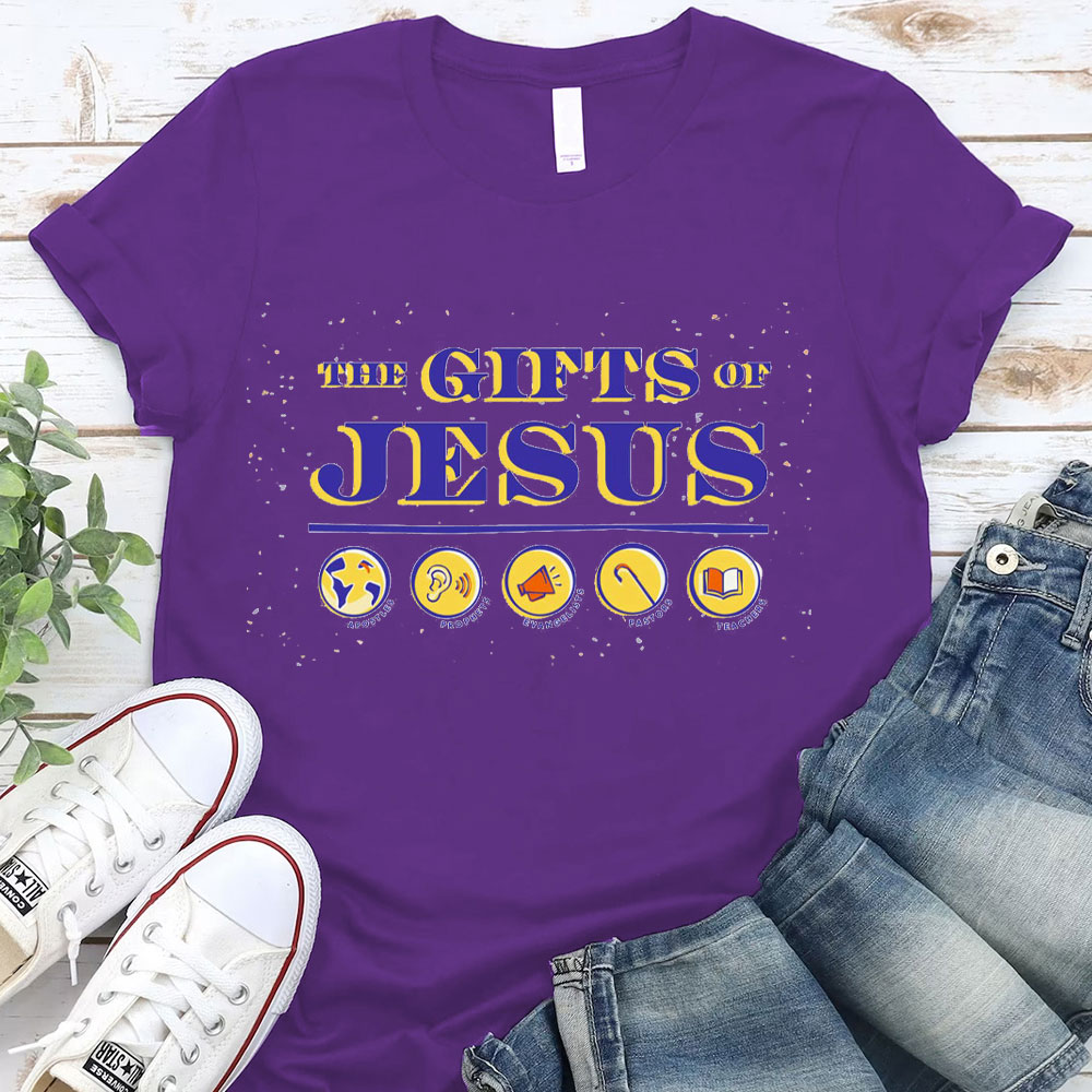 The Gifts Of Jesus Christmas Christian T-Shirt