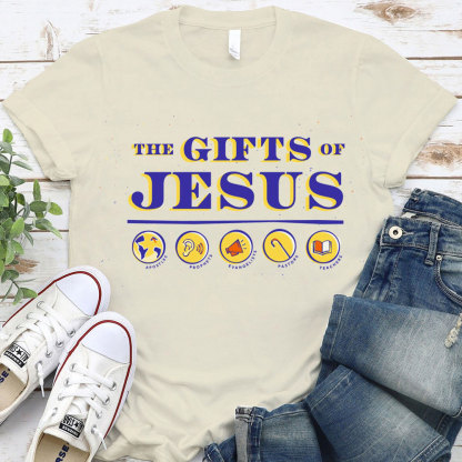 The Gifts Of Jesus Christmas Christian T-Shirt