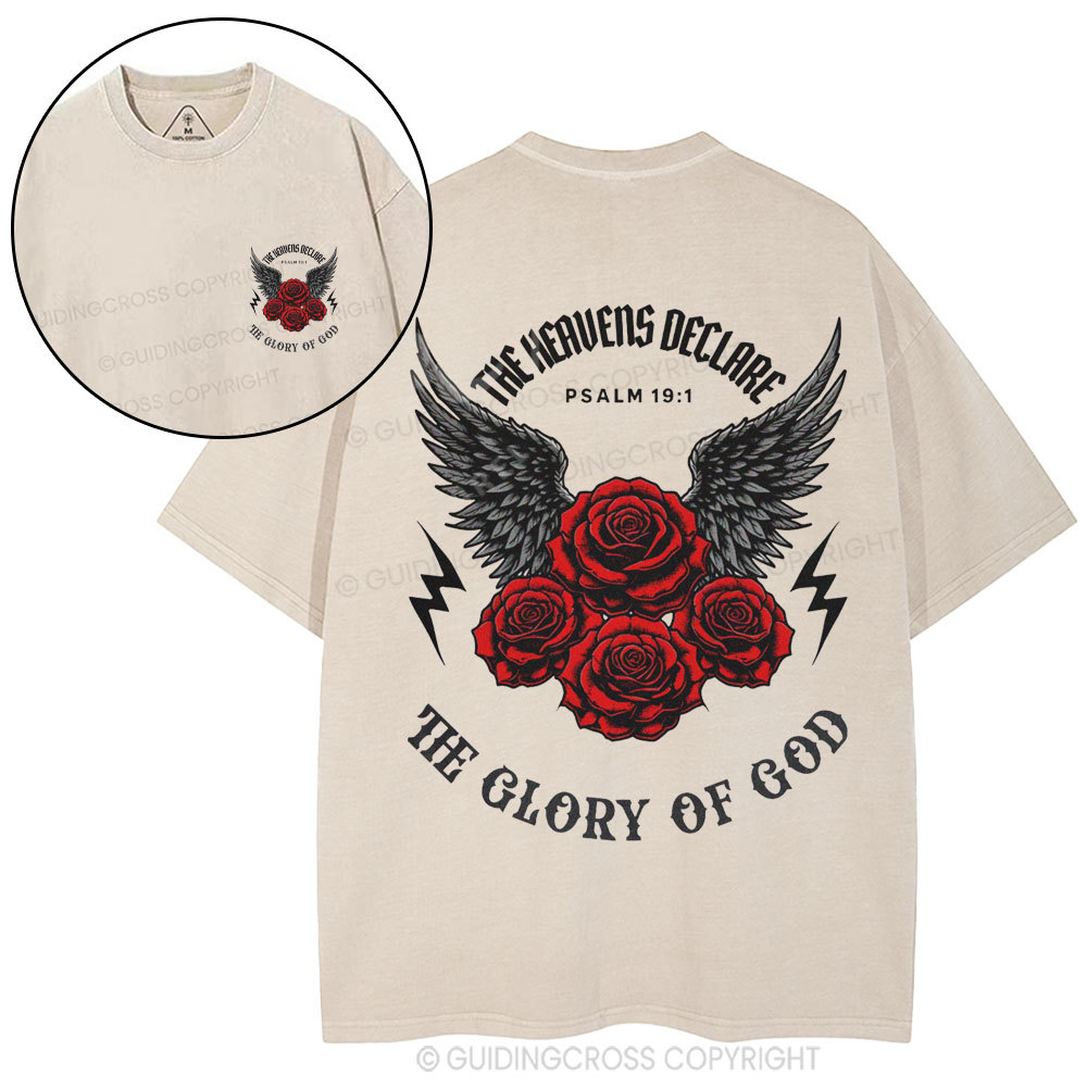 The Glory Of God Christian Washed T-Shirt