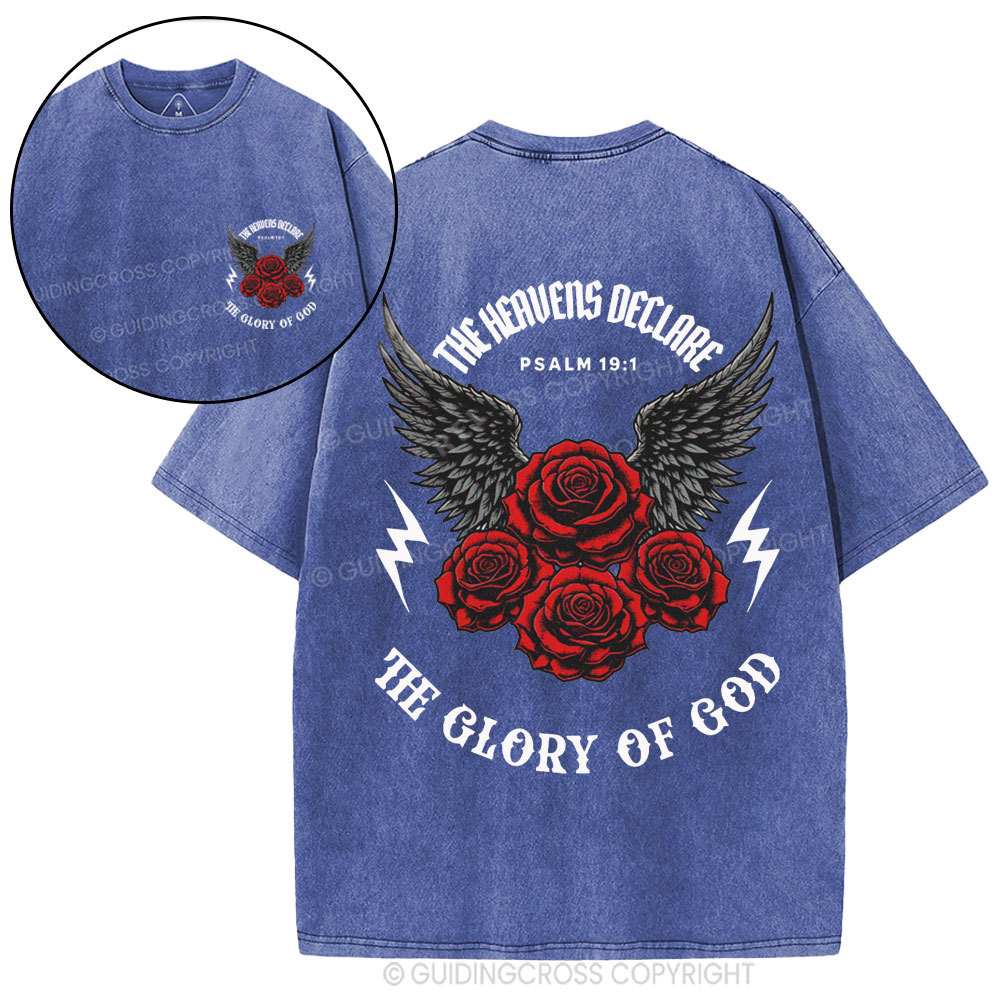 The Glory Of God Christian Washed T-Shirt