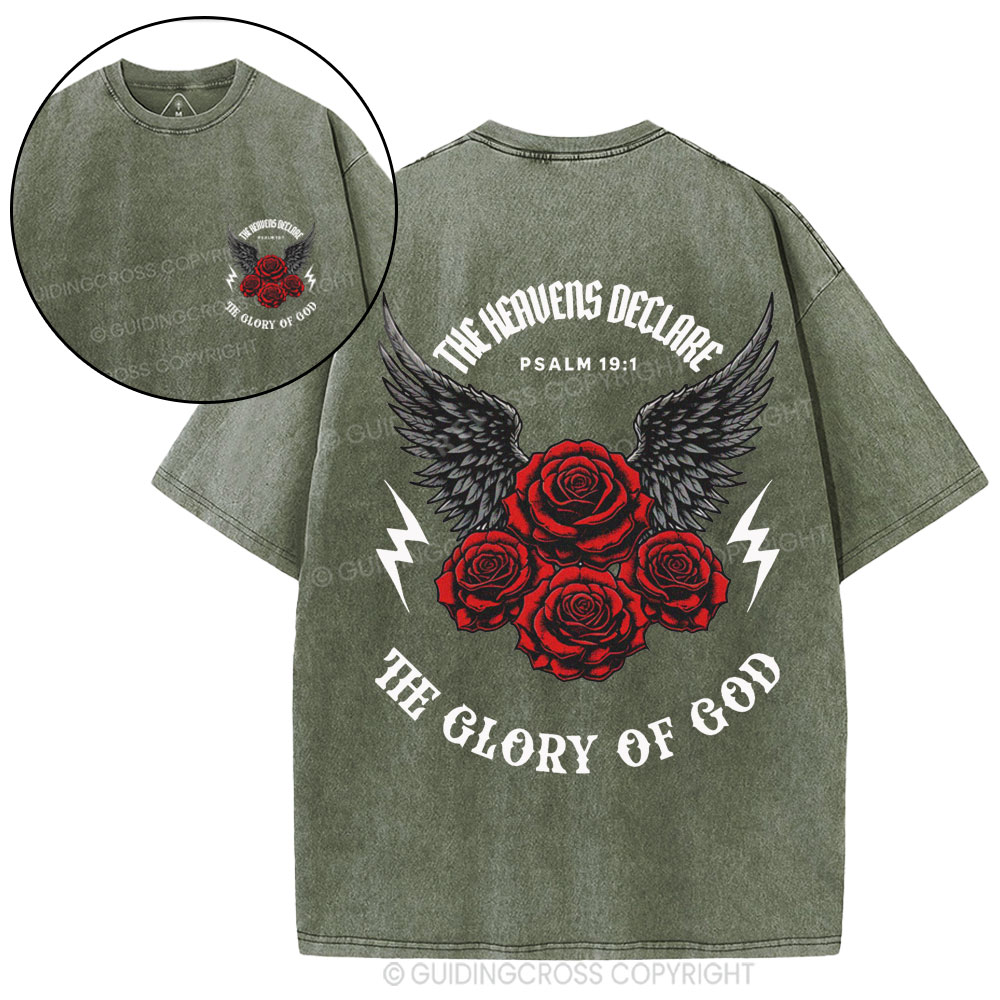 The Glory Of God Christian Washed T-Shirt