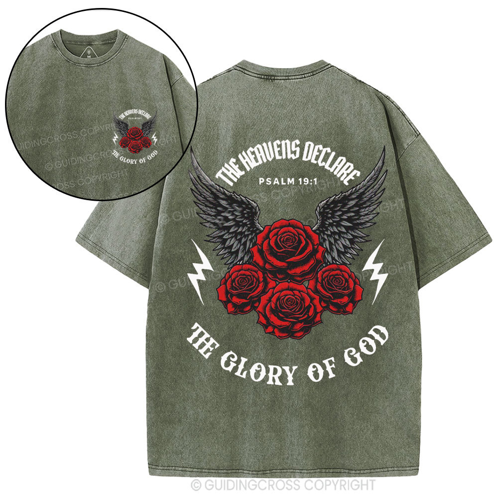 The Glory Of God Christian Washed T-Shirt