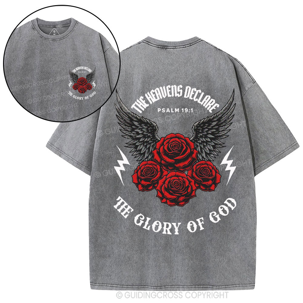 The Glory Of God Christian Washed T-Shirt
