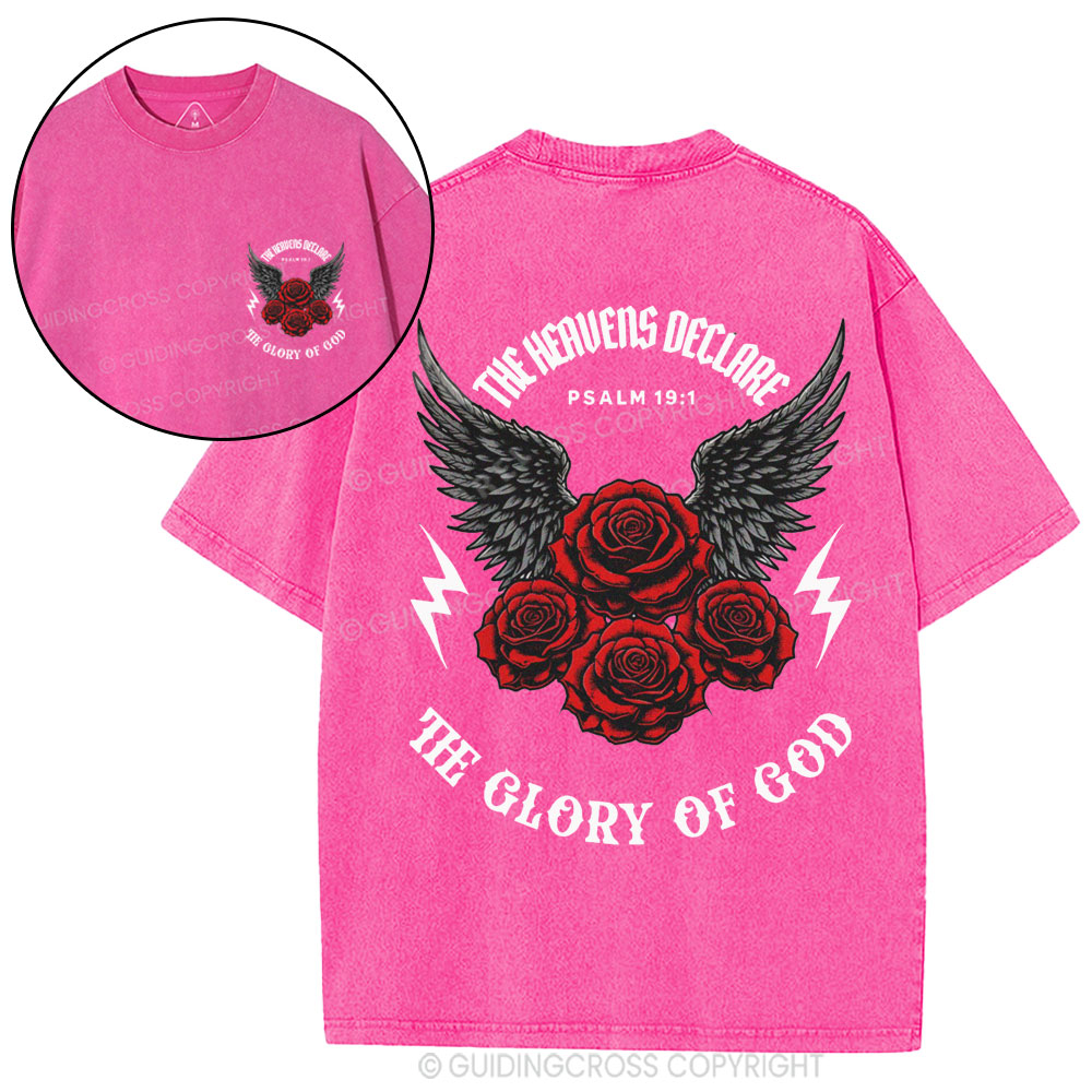 The Glory Of God Christian Washed T-Shirt