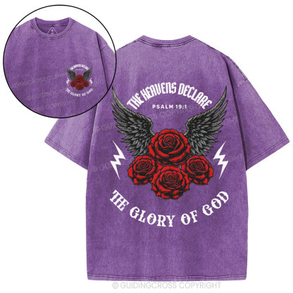 The Glory Of God Christian Washed T-Shirt