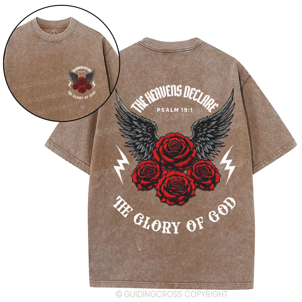 The Glory Of God Christian Washed T-Shirt