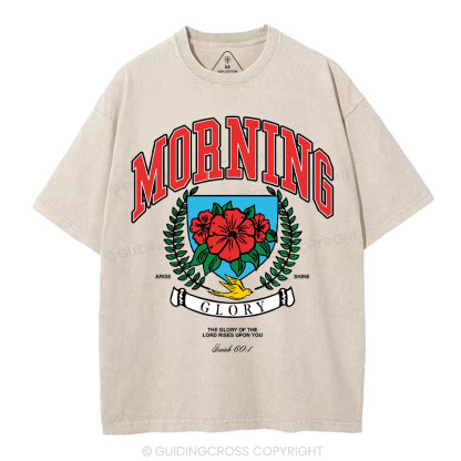 The Glory Of The Lord Rises Upon You Christian Washed T-Shirt