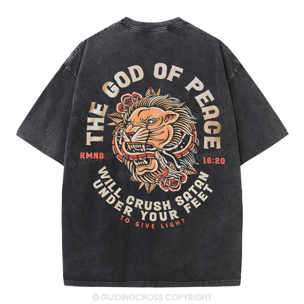 The God Of Peace Christian Washed T-Shirt