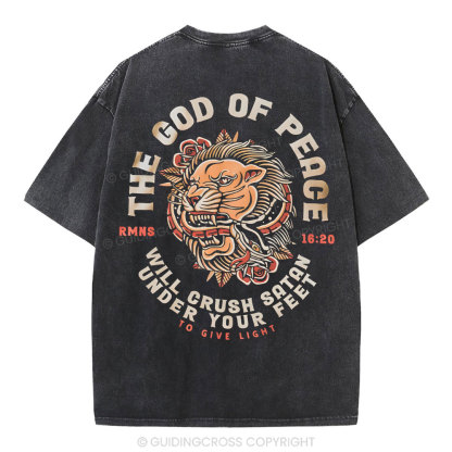 The God Of Peace Christian Washed T-Shirt