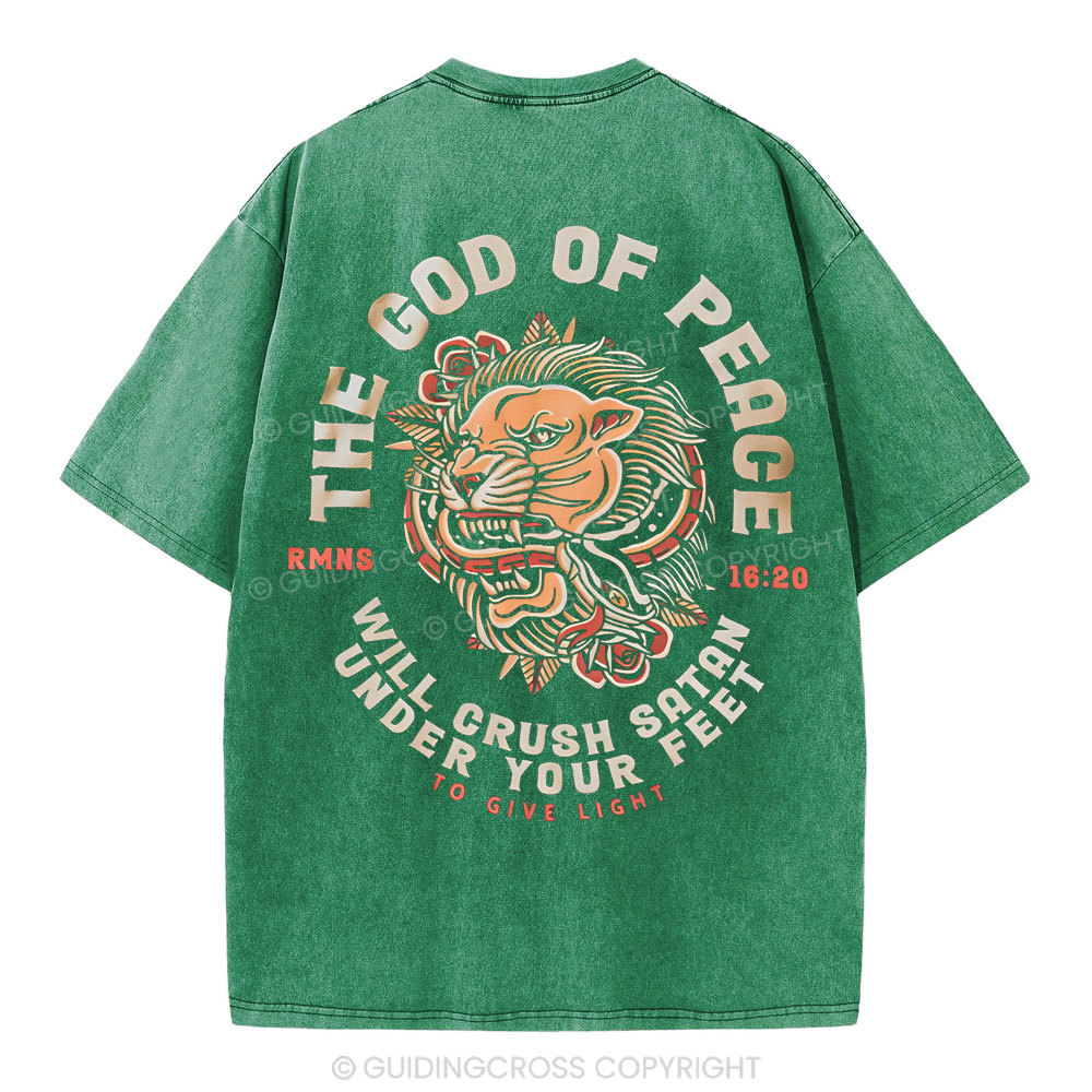 The God Of Peace Christian Washed T-Shirt
