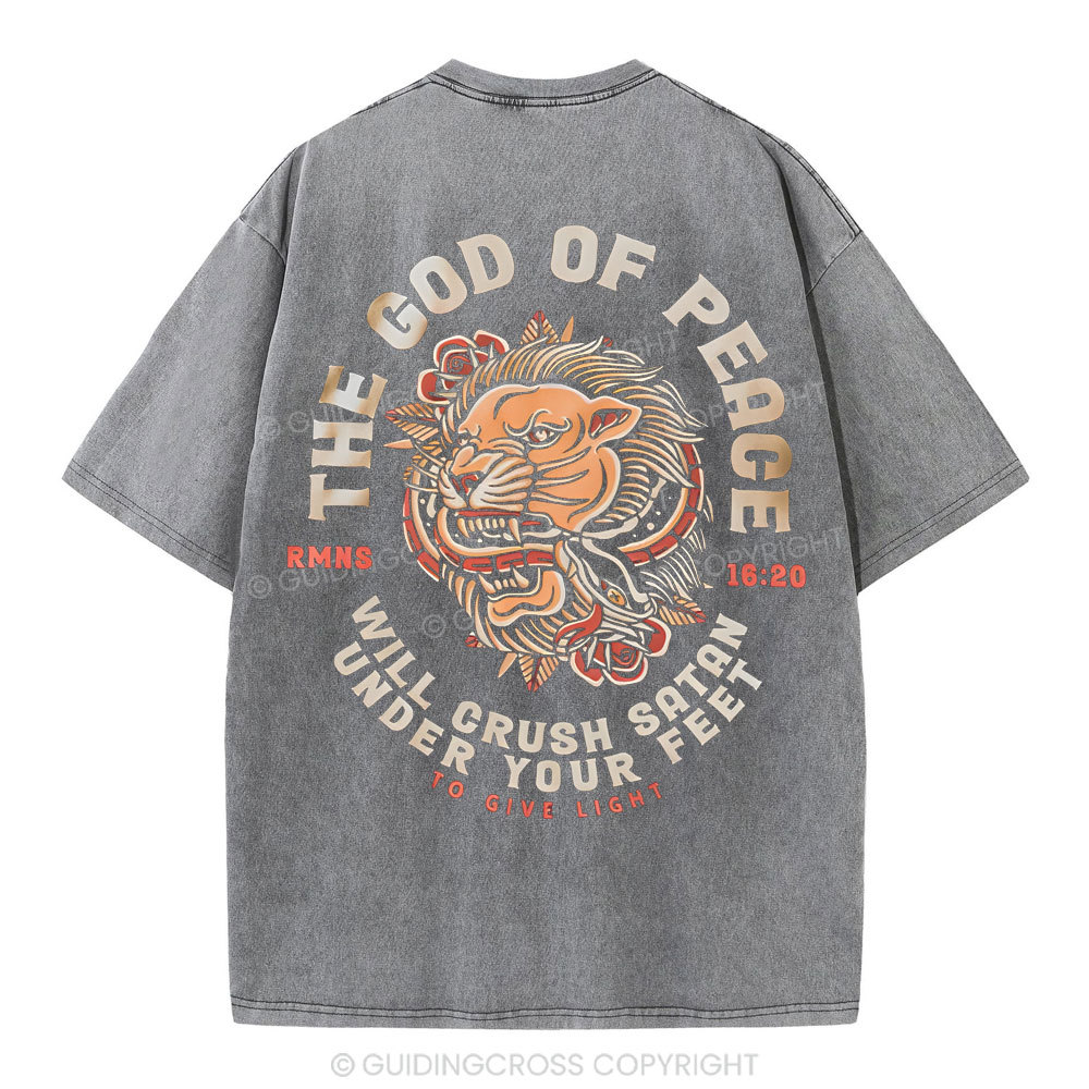 The God Of Peace Christian Washed T-Shirt