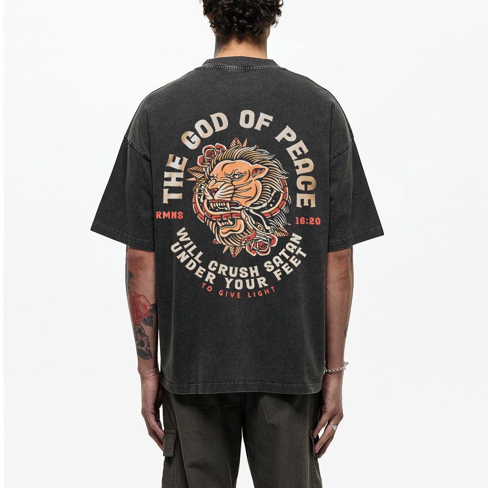 The God Of Peace Christian Washed T-Shirt