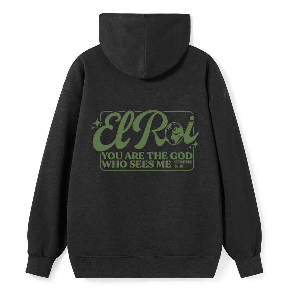 The God Who Sees Me Classic Christian Hoodie