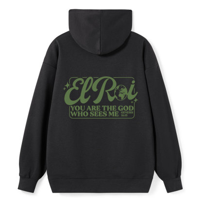 The God Who Sees Me Classic Christian Hoodie