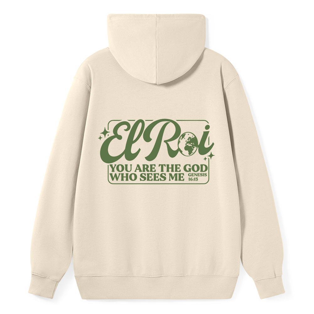 The God Who Sees Me Classic Christian Hoodie