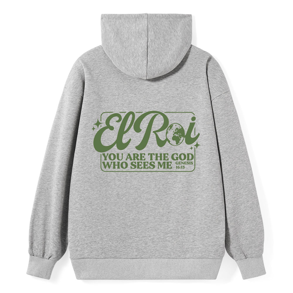 The God Who Sees Me Classic Christian Hoodie