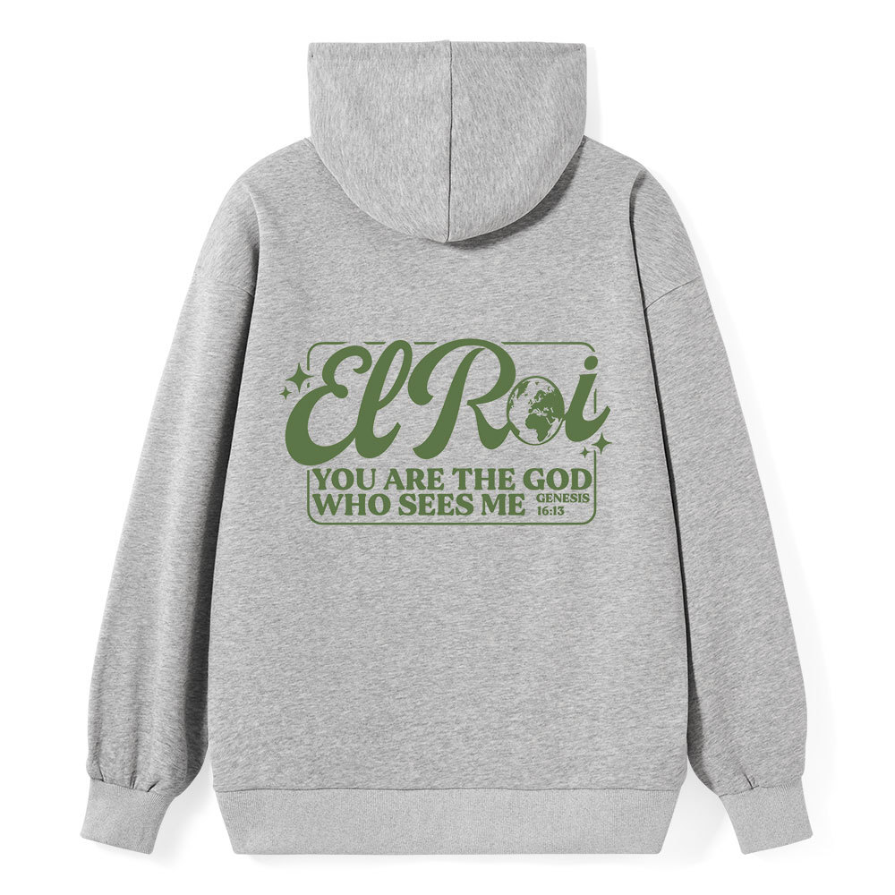 The God Who Sees Me Classic Christian Hoodie