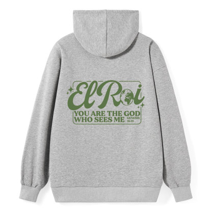 The God Who Sees Me Classic Christian Hoodie