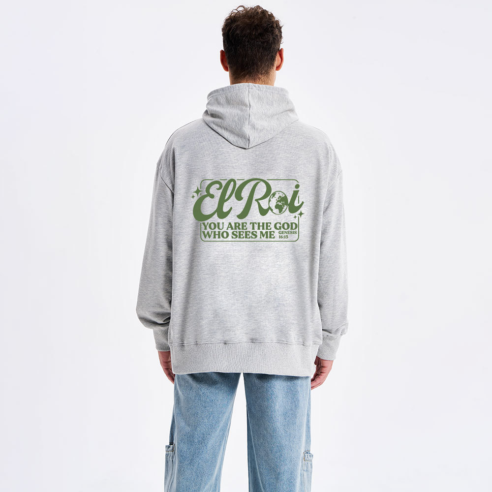 The God Who Sees Me Classic Christian Hoodie