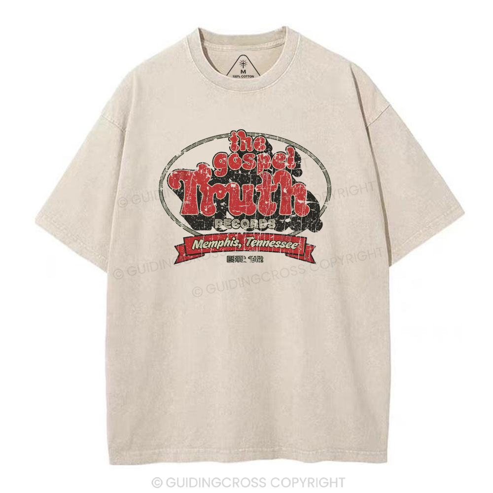 The Godpel Truth Christian Washed T-Shirt