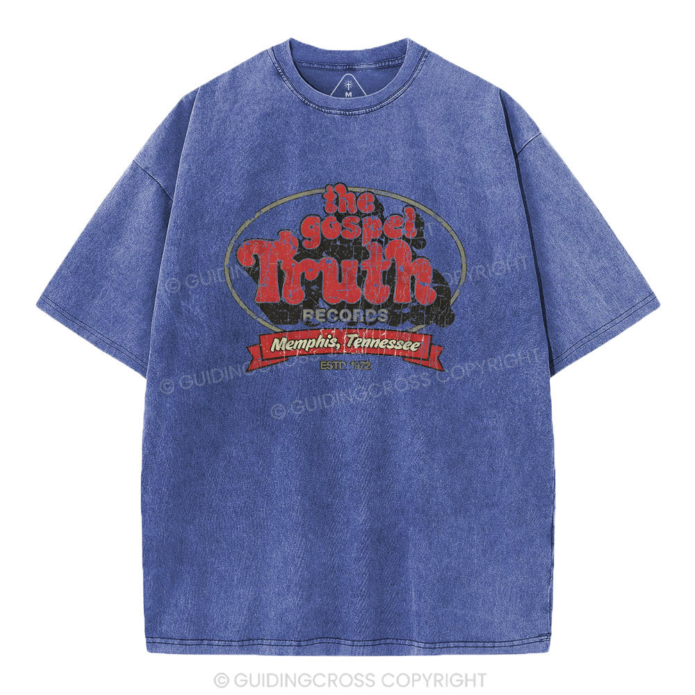 The Godpel Truth Christian Washed T-Shirt