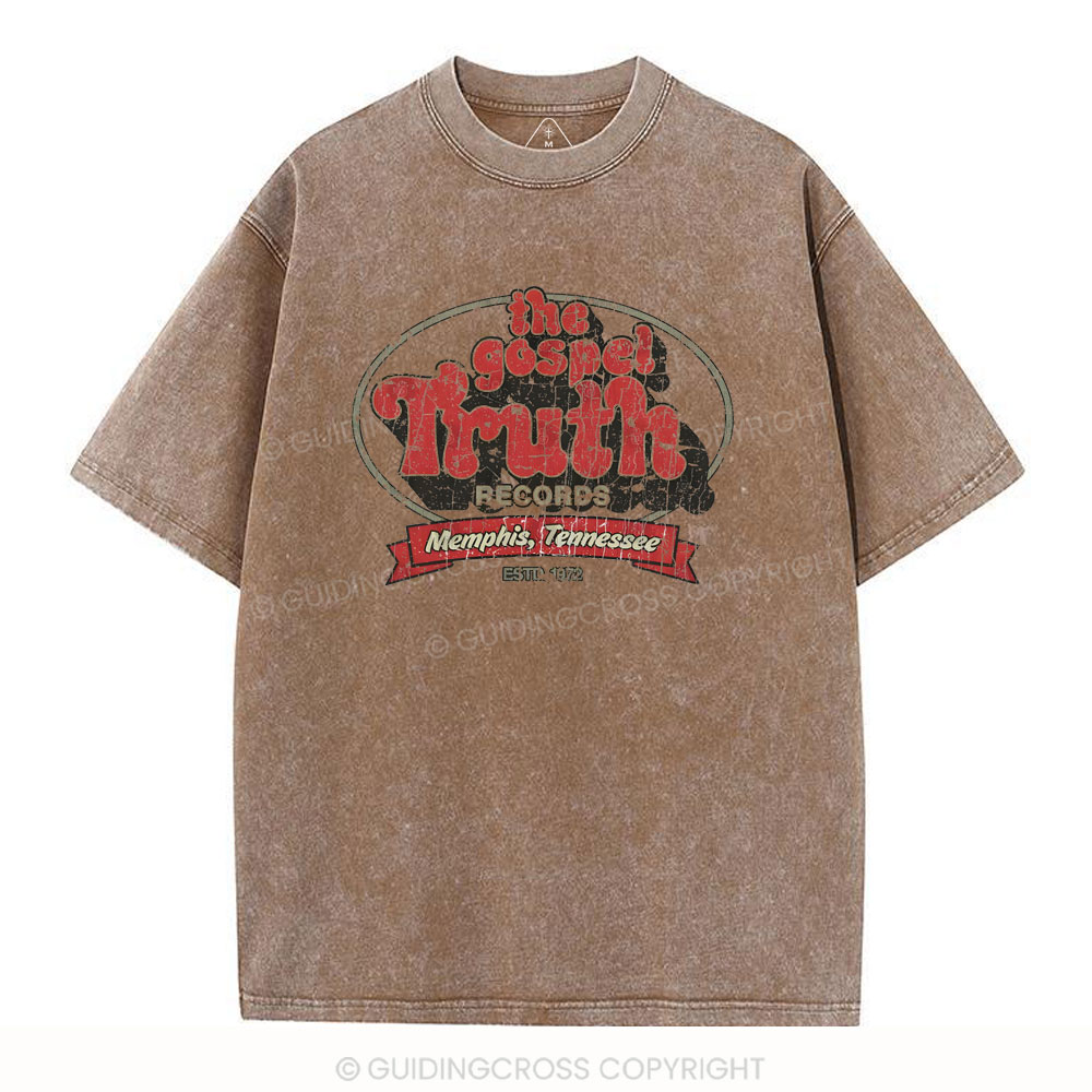 The Godpel Truth Christian Washed T-Shirt