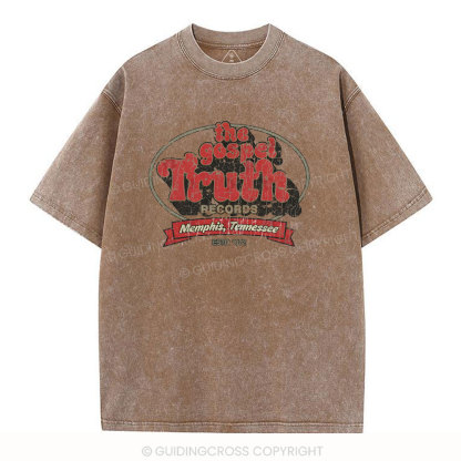 The Godpel Truth Christian Washed T-Shirt
