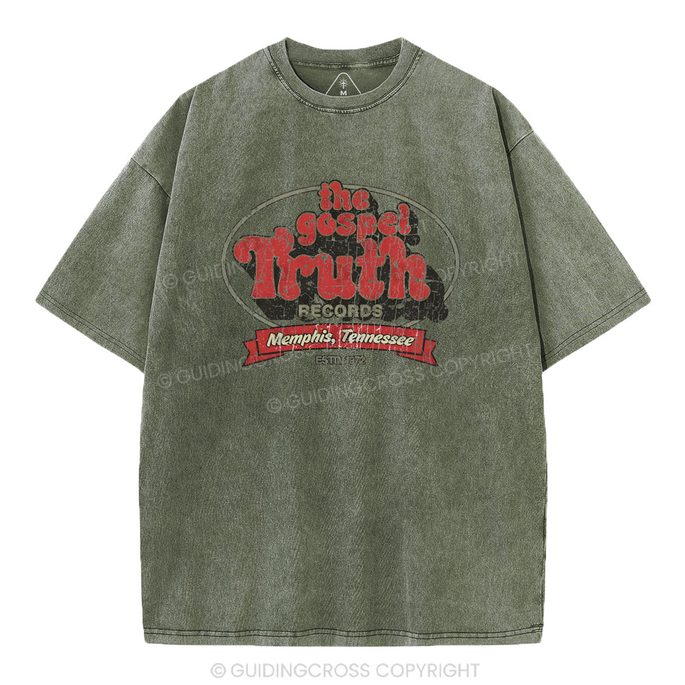 The Godpel Truth Christian Washed T-Shirt