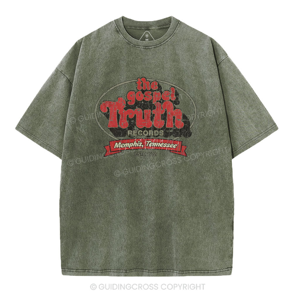The Godpel Truth Christian Washed T-Shirt