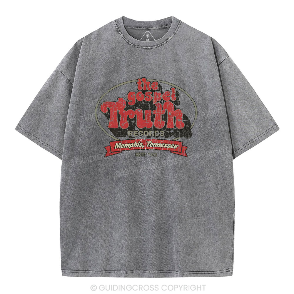 The Godpel Truth Christian Washed T-Shirt