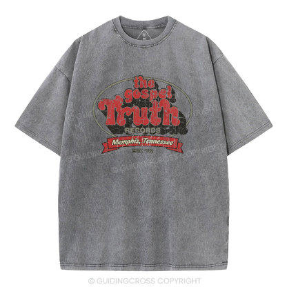 The Godpel Truth Christian Washed T-Shirt