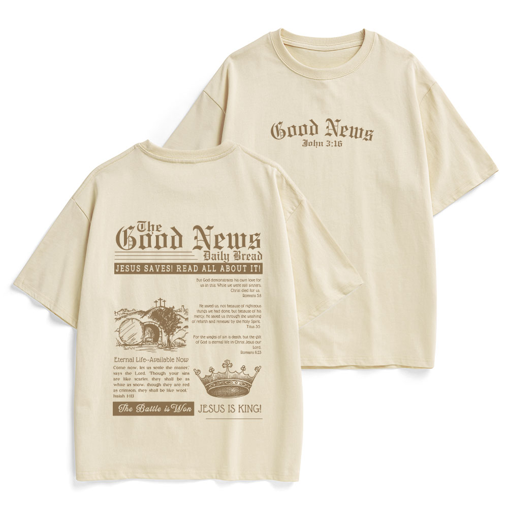 The Good News Christian Heavy Cotton T-Shirt