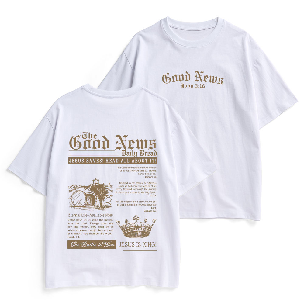The Good News Christian Heavy Cotton T-Shirt