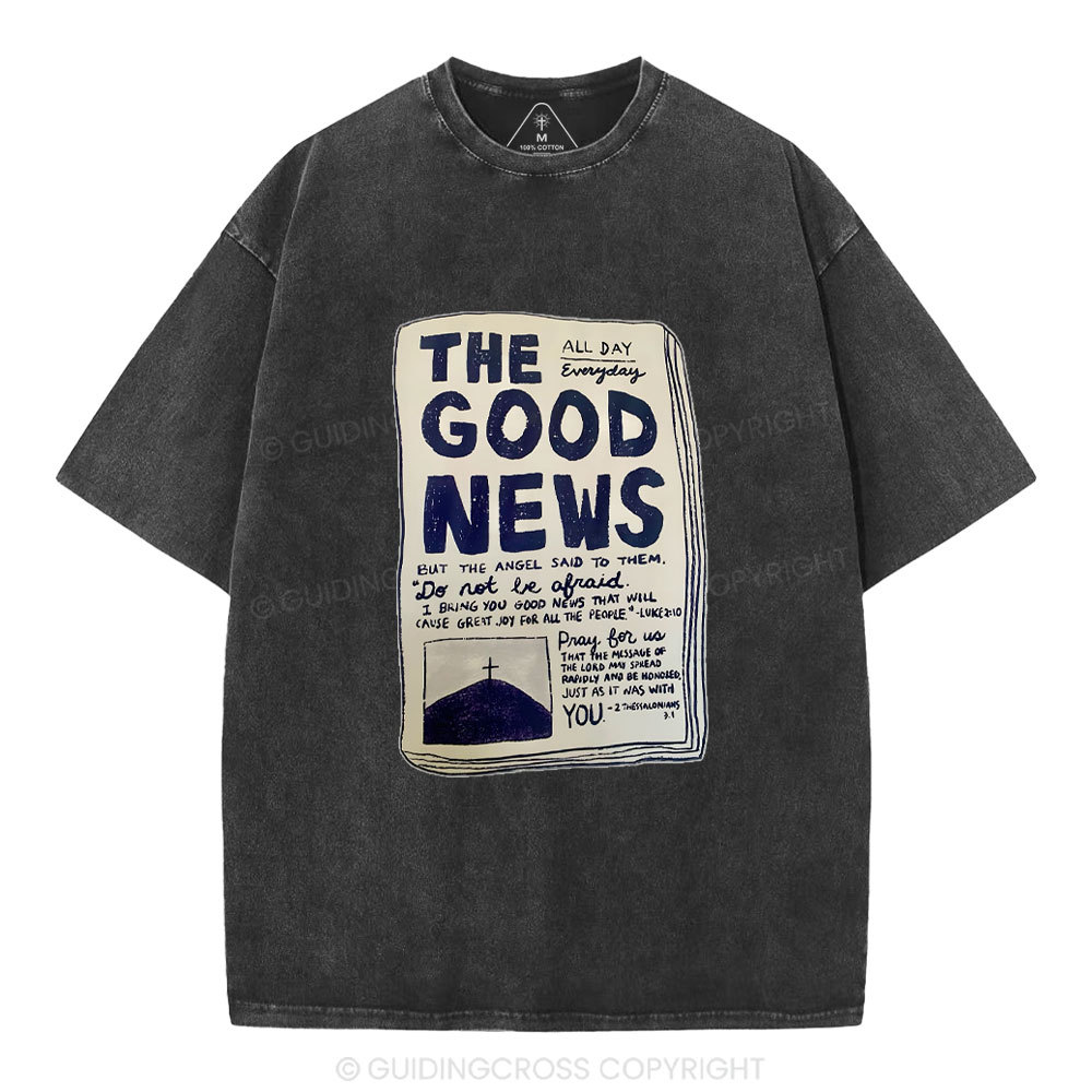New-Sample Christian Washed T-Shirt Sale - GuidingCross