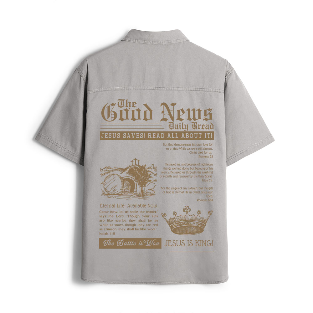 The Good News Christian Work Shirt