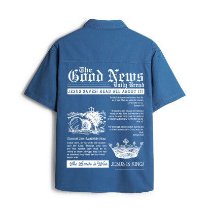 The Good News Christian Work Shirt