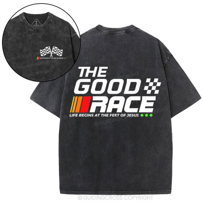The Good Race Christian Washed T-Shirt