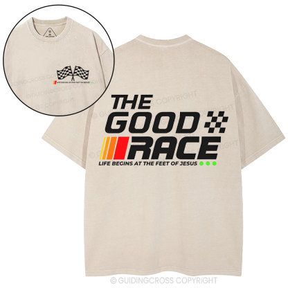 The Good Race Christian Washed T-Shirt