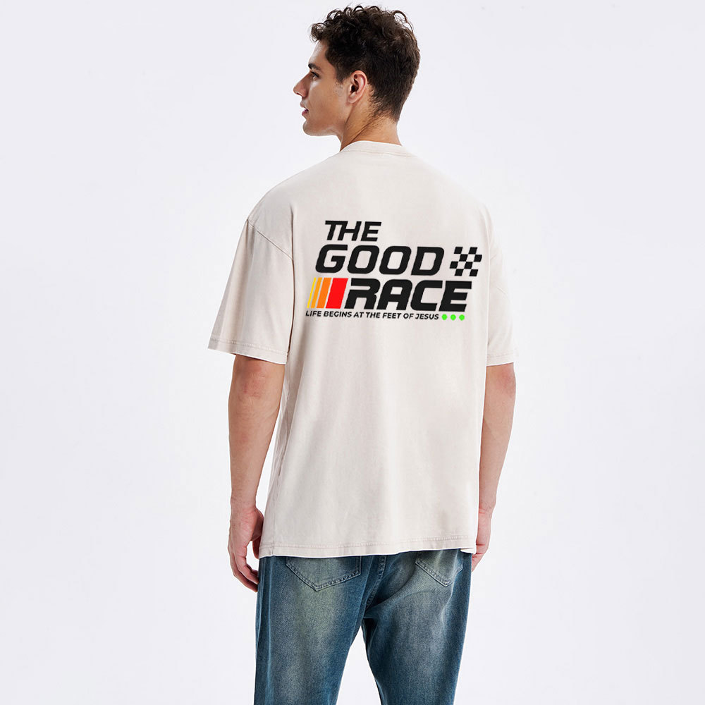 The Good Race Christian Washed T-Shirt